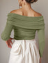 'Viatrix' Wool Knit Off-Shoulder Sweater - Celes Fashion